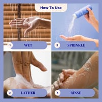 The Powder Shampoo Relaxing Body Foam Wash Lavender & Chamomile 70g