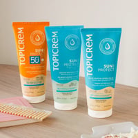 Topicrem Sun Protect kosteuttava aurinkovoide SPF50+ 200 ml