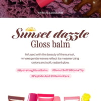 Unleashia Sunset Dazzle Gloss Balm No.3 Ibiza 10g