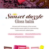 Unleashia Sunset Dazzle Gloss Balm No.4 Bora Bora 10g (0.35oz)