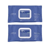Uriage Baby 1st Cleansing Wipes 2x70