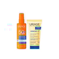 Uriage Bariesun Moisturizing Kid Spray 200ml + Xemose C8+ Anti-Itch Cleansing Oil 50ml