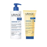 Uriage Xemose C8+ Lipid-Replenishing Anti-Itch Balm 500ml + Cleansing Oil 200ml