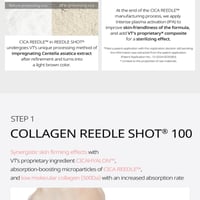 VT Cosmetics Collagen Reedle Shot 100 2Step Mask Firming Hydrogel Face Mask x1