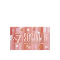 W7 Makeup Socialite Multi-Textured Pressed Pigment Palette 17g