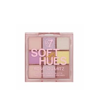 W7 Makeup Soft Hues Rose Quartz Pressed Pigment Palette 8.1g