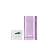 Wild Purple Case and Coconut & Vanilla Refillable Natural Deodorant 40g