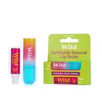 Wild Refillable Natural Lip Balm Passion Fruit Swirl 4.5g