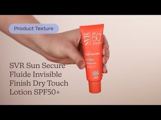 SVR Sun Secure Fluide Invisible Finish Dry Touch Lotion SPF50+ Texture | Care to Beauty