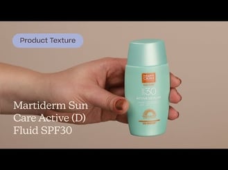 Martiderm Sun Care Active (D) Fluid SPF30 Texture | Care to Beauty