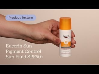 Eucerin Sun Pigment Control Sun Fluid SPF50+ Texture | Care to Beauty