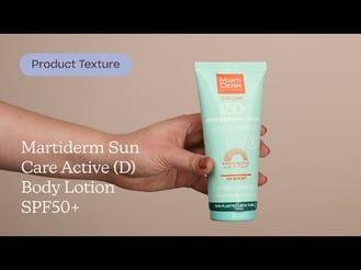 Martiderm Sun Care Active (D) Body Lotion SPF50+ Texture | Care to Beauty