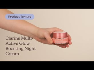 Clarins Multi-Active Glow Boosting Night Cream Texture | Care to Beauty