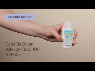 Sensilis Solar Allergy Fluid 100 SPF50+ Texture | Care to Beauty