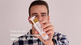 Frezyderm Sunscreen Velvet Face SPF50+ · How To Use