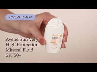 Avène Sun Very High Protection Mineral Fluid SPF50+ Texture | Care to Beauty