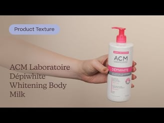 ACM Laboratoire Dépiwhite Whitening Body Milk Texture | Care to Beauty