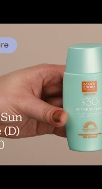 Martiderm Sun Care Active (D) Fluid SPF30 Texture | Care to Beauty