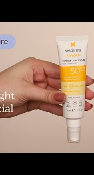 Sesderma Repaskin Invisible Light Texture Facial Sunscreen SPF50+ Texture | Care to Beauty