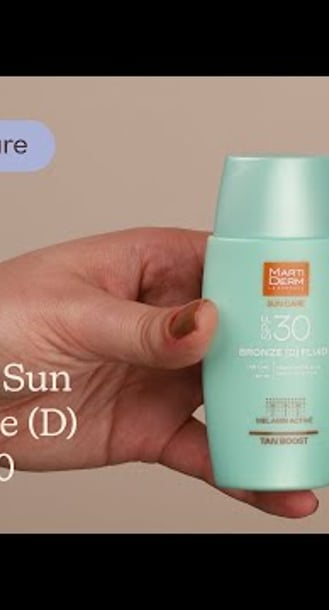 Martiderm Sun Care Bronze (D) Fluid SPF30 Texture | Care to Beauty