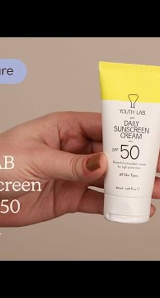 YOUTH LAB Daily Sunscreen Cream SPF50 Non Tinted Texture | Care to Beauty