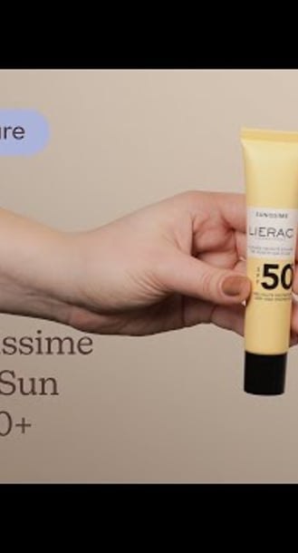 Lierac Sunissime The Velvet Sun Fluid SPF50+ Texture | Care to Beauty