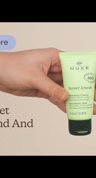 NUXE Sweet Lemon Hand And Nail Cream Texture | Care to Beauty