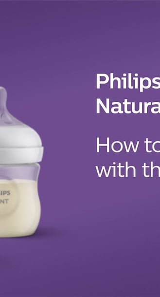 How to assemble the Philips Avent Natural Response bottle with AirFree vent