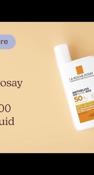 La Roche-Posay Anthelios UVMune 400 Invisible Fluid Fragrance-Free SPF50+ Texture | Care to Beauty