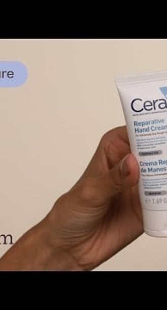 CeraVe Reparative Hand Cream Texture | Care to Beauty