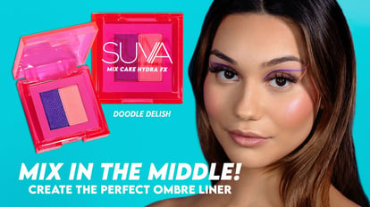 SUVA Beauty | Create the Perfect Ombre Liner with Doodle Delish Mix Cake!