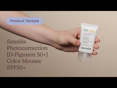 Sensilis Photocorrection [D-Pigment 50+] Color Mousse SPF50+ Texture | Care to Beauty