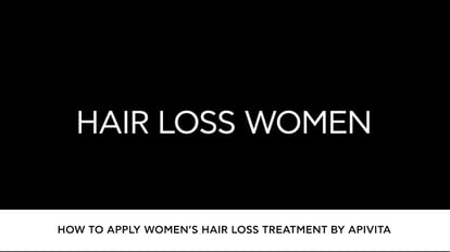 Hair Loss Women Treatment Tutorial by APIVITA