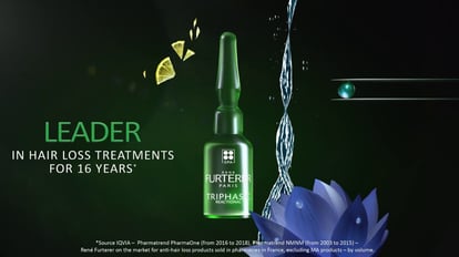 New Triphasic Reactional treatment for sudden hair loss due to stress, fatigue, or after pregnancy