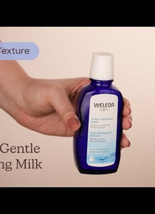 Weleda Gentle Cleansing Milk Texture | Care to Beauty