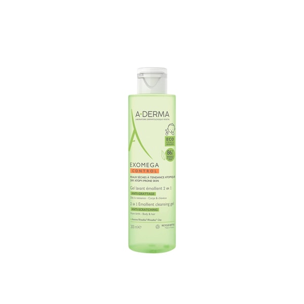A-Derma Exomega Control Emollient Cleansing Gel