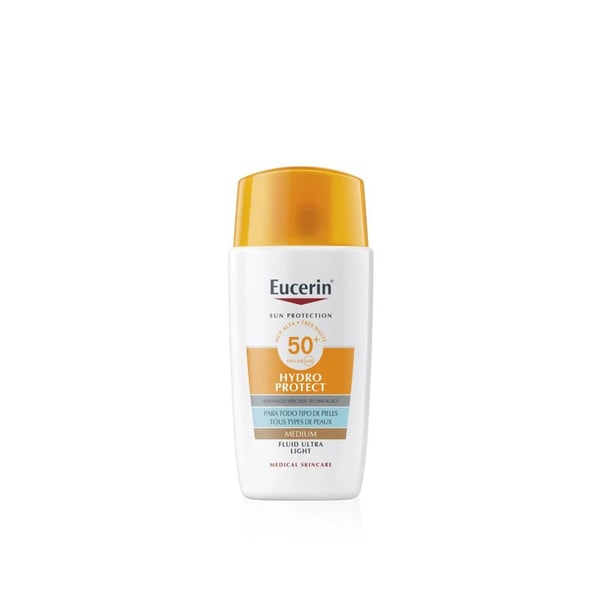 Eucerin Sun Hydro Protect Ultra-Light Tinted Fluid Sunscreen SPF50+ Medium 50ml