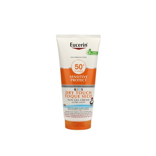 Eucerin Sun Sensitive Protect Kids Dry Touch Sun Gel-Cream Sunscreen SPF50+ 200ml (6.76floz)