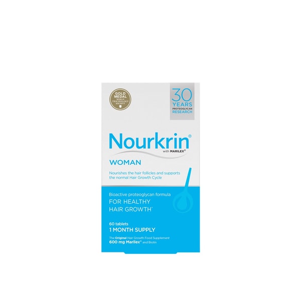 Nourkrin Woman Hair Growth Tablets Anti-Hair Loss x60
