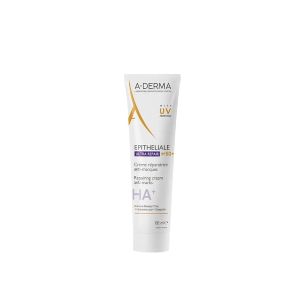 A-Derma Epitheliale Ultra Repair HA+ Anti-Marks Repairing Cream SPF50+ 100ml (3.38floz)
