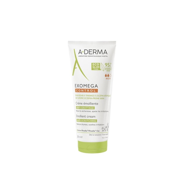 A-Derma Exomega Control Emollient Cream 200ml (6.76floz)
