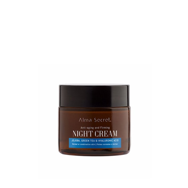 Alma Secret Anti-Aging and Firming Jojoba, Green Tea & Hyaluronic Acid Night Cream 50ml (1.7floz)