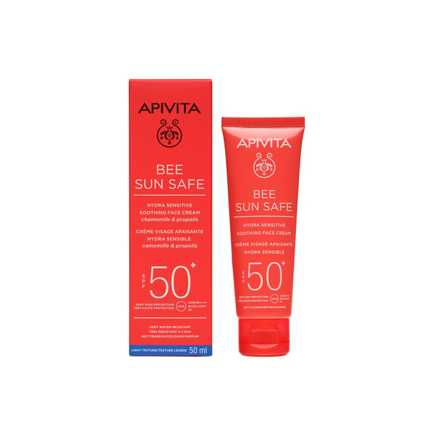 APIVITA Bee Sun Safe Hydra Sensitive Soothing Face Cream SPF50+ 50ml (1.69floz)