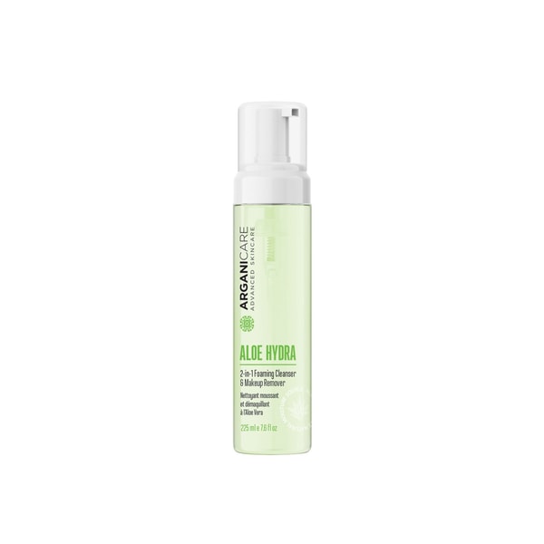 Arganicare Aloe Hydra 2-In-1 Foaming Cleanser 225ml (7.5floz)