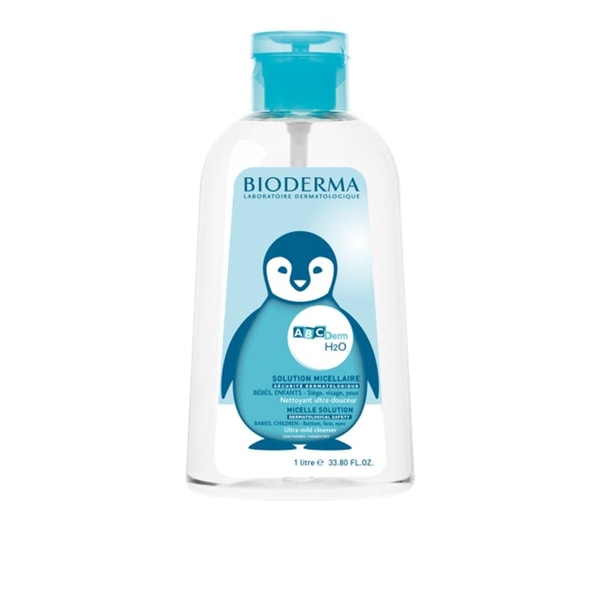 Bioderma ABCDerm H2O Micelle Solution Ultra-Mild Cleanser 1L (33.81floz)