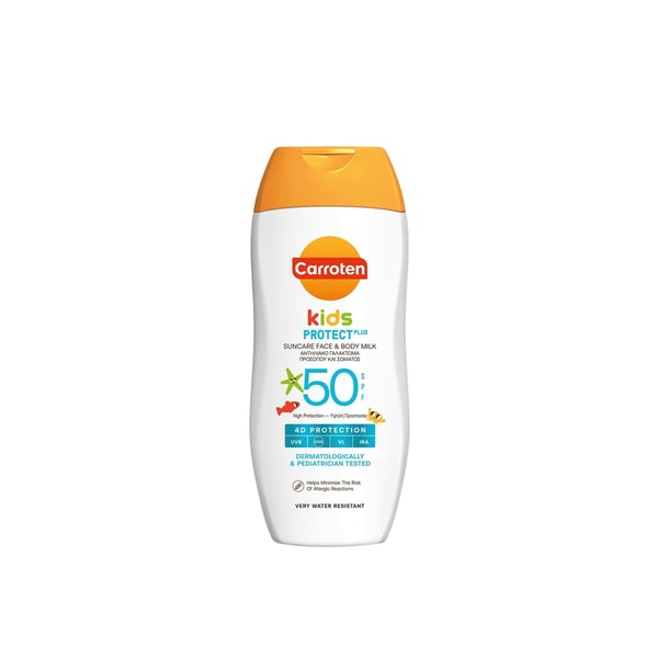 Carroten Kids Protect Plus Face & Body Milk SPF50 200ml (6.7floz)