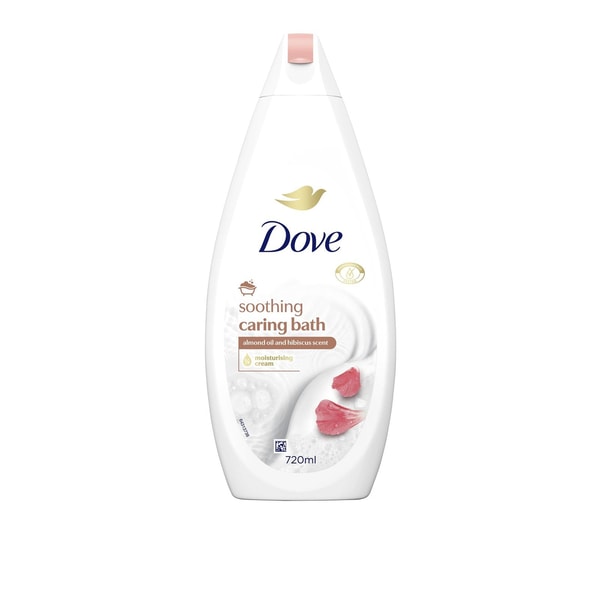 Dove Soothing Caring Bath Almond Oil & Hibiscus Shower Gel 720ml (24.34floz)