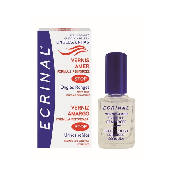 Ecrinal Bitter Polish Enhanced Formula Stop Nail Bitting 10ml (0.34floz)