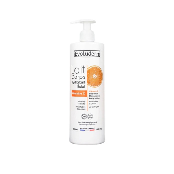 Evoluderm Vitamin C Radiance Moisturizing Body Lotion 500ml (16.91floz)