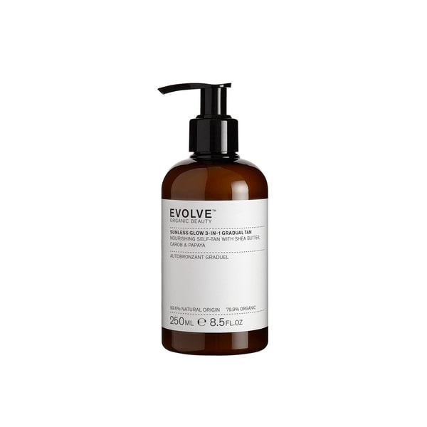 Evolve Sunless Glow 3-in-1 Gradual Tan 250ml (8.5floz)